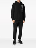 Plein Sport Scratch logo-patch hoodie