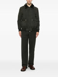 Eleventy shearling-collar bomber jacket