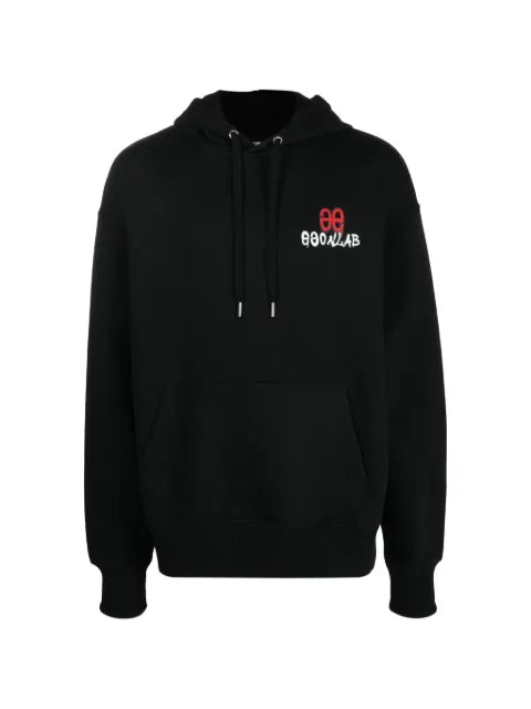 EGONlab. graphic-print drawstring hoodie
