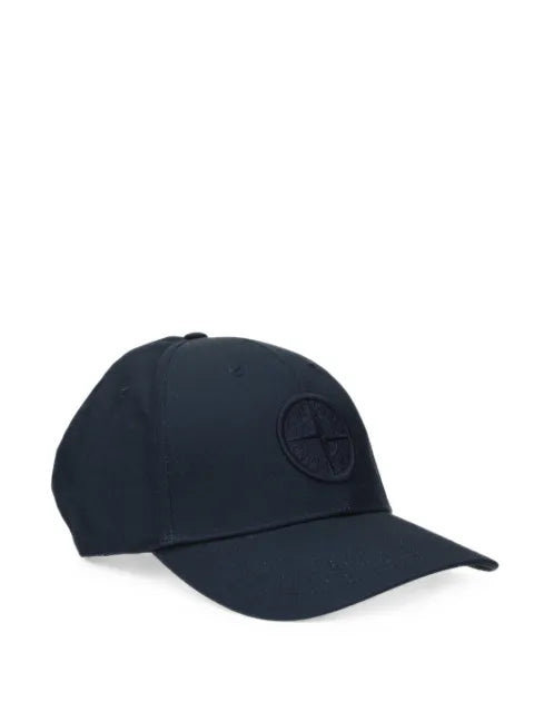 Stone Island Compass-patch cotton baseball cap