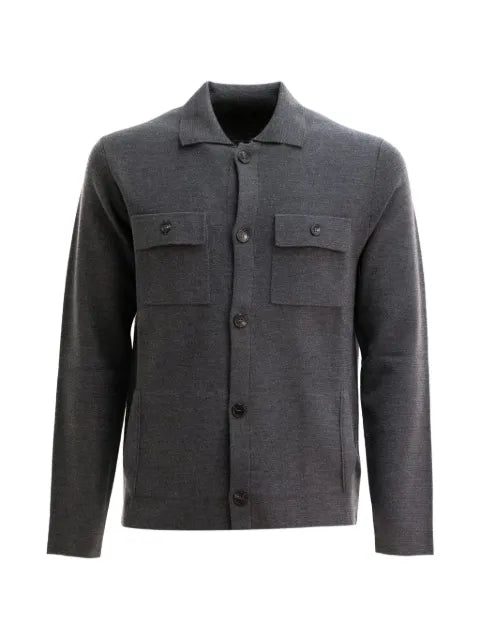 Zanone button-up pocket-detail sweater