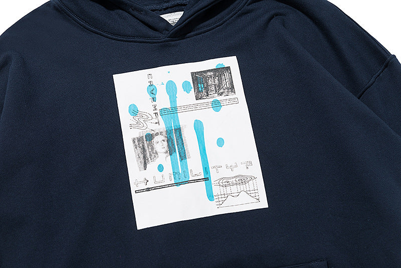 Cav Empt Paneled Colorblock Graphic Hoodie Unisex